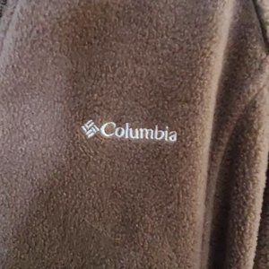 Women's Large Brown Columbia Zip up